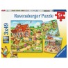 Puzzle dla dzieci - wakacje na wsi - Ravensburger