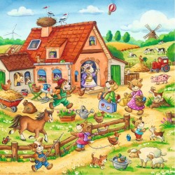 Puzzle dla dzieci - wakacje na wsi - Ravensburger