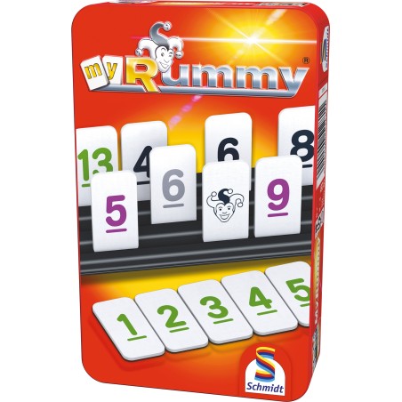 Outlet Gra planszowa Rummy (w metalowej puszce) Schmidt Spiele