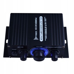 Outlet Mini Wzmacniacz Mocy HiFi AK170 2x20W STEREO Aluminium Audio 12V