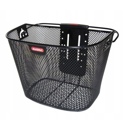 Outlet Kosz rowerowy przedni KLICKFix czarny poj. 16 L 25 x 35 x 26 cm OPIS
