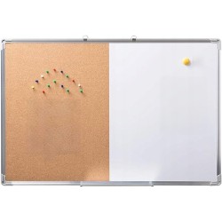 Tablica kombinowana DOEWORKS 60x40 cm - suchościeralna + korkowa