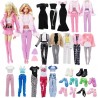 18 ubranek dla lalek Barbie zestawy spódniczka buty kurtka modny strój CE