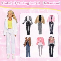 18 ubranek dla lalek Barbie zestawy spódniczka buty kurtka modny strój CE