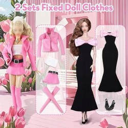 18 ubranek dla lalek Barbie zestawy spódniczka buty kurtka modny strój CE