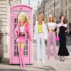 18 ubranek dla lalek Barbie zestawy spódniczka buty kurtka modny strój CE