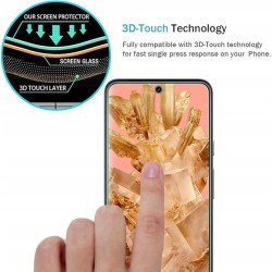 2x Szkło hartowane do Google Pixel 8 Łatwa instalacja wyjątkowo odporna