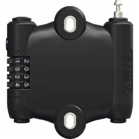 Outlet Zapięcie rowerowe ABUS SportFlex 2504/90 linka czarny roll-back OPIS