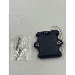 Outlet Zapięcie rowerowe ABUS SportFlex 2504/90 linka czarny roll-back OPIS