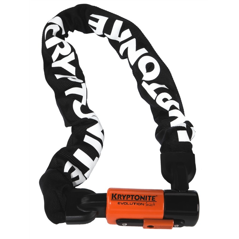 Outlet Zapięcie do roweru na kluczyk Kryptonite Evolution 4 łańcuch 90 cm