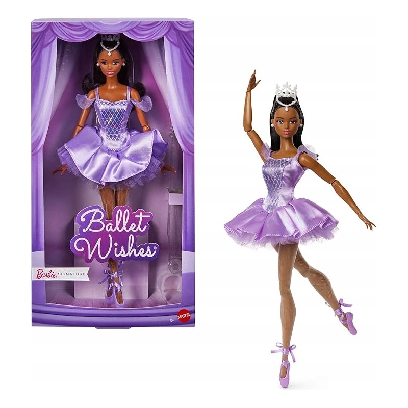 Lalka Barbie BALETNICA kolekcjonerska Signature Ballet Wishes JJX76