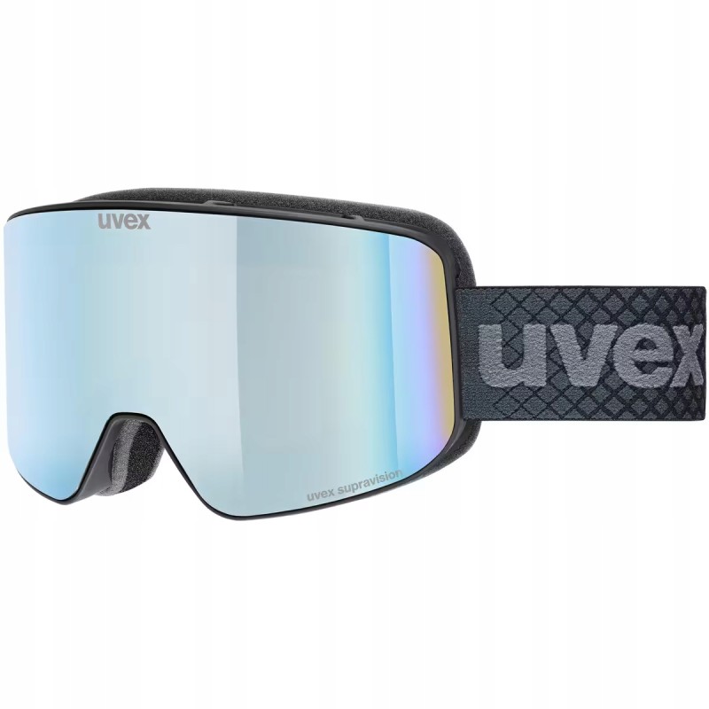 Gogle narciarskie Uvex Pyrit Black Matt Saphir Clear S2