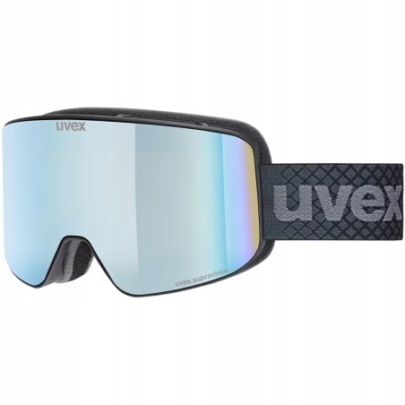 Gogle narciarskie Uvex Pyrit Black Matt Saphir Clear S2