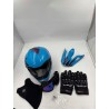 Outlet Kask motocyklowy cross ATV + gogle rękawice maska r. M 57-58 cm