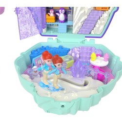 POLLY POCKET DOMEK ŚNIEŻNY PINGWINEK LALKI PINGWINY FIGURKI ZA6050 PREZENT
