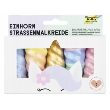 Outlet Folia kreda chodnikowa 5 sztuk kolor mix gruba bezpieczna zestaw