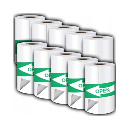 Papier termiczny samoprzylepny Kanza 10 szt. 57 mm x 4 m