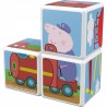 Outlet Klocki magnetyczne Świnka Peppa Pig GeoMag MagiCube 3el. 12m+ magnes