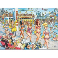 PUZZLE WASGIJ RETRO 1000 EL SUPERMODELKI 00503