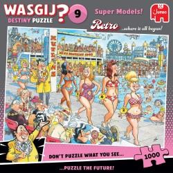 PUZZLE WASGIJ RETRO 1000 EL SUPERMODELKI 00503