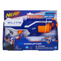 Outlet Podstawowy Pistolet Nerf N-Strike Elite Disruptor + 6 Strzałek B9837