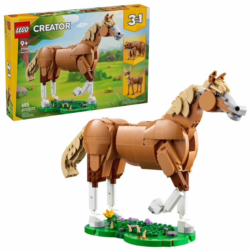 Outlet LEGO 31166 CREATOR 3W1 PIĘKNY KOŃ ZESTAW DO BUDOWANIA