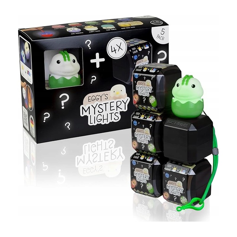 Pudełko z niespodzianką Eggy's Mystery Lights - mini lampki do zebrania