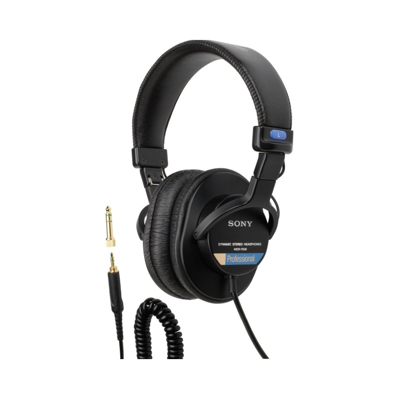 Outlet Sony MDR-7506 słuchawki wokółuszne studyjne profesjonalne adapter