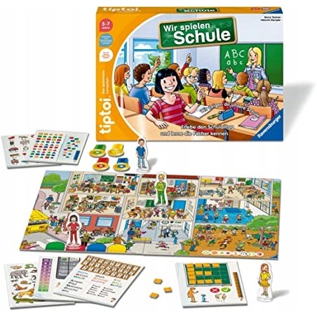 Gra edukacyjna RAVENSBURGER TIPTOI WIR SPIELEN SCHULE wersja niemiecka 5+
