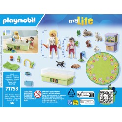 PLAYMOBIL MY LIFE DZIEWCZYNKI Z KRÓLIKAMI FIGURKI AKCESORIA 30 EL. 71753