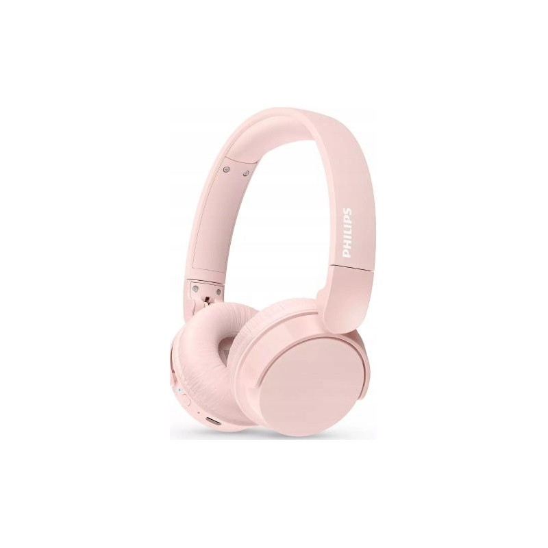 Outlet Philips Nauszne słuchawki bezprzewodowe Bluetooth różowe TAH4209PK