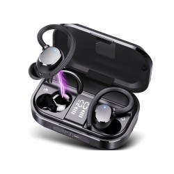 Outlet Słuchawki douszne Q25 bezprzewodowe z etui bluetooth zasięg 10 m