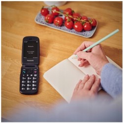 Outlet Panasonic KX-TU550EXC telefon dla seniora z klapką