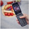 Outlet Panasonic KX-TU550EXC telefon dla seniora z klapką