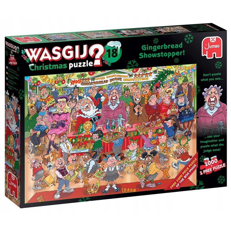 Outlet Puzzle Jumbo 1000 elementów 2x1000 Wasgij: Boże Narodzenie Święta