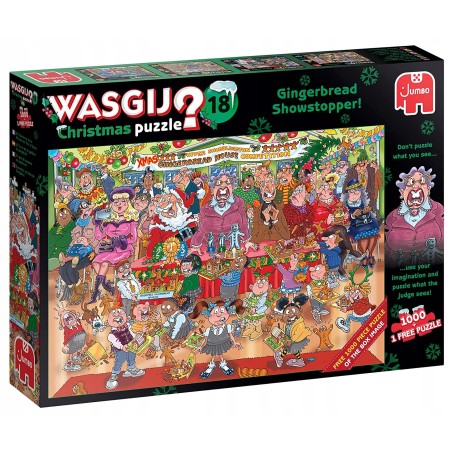 Outlet Puzzle Jumbo 1000 elementów 2x1000 Wasgij: Boże Narodzenie Święta