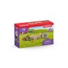 Schleich Zestaw do karmienia koni SLH-42105 16 el. siano kreatywna zabawa