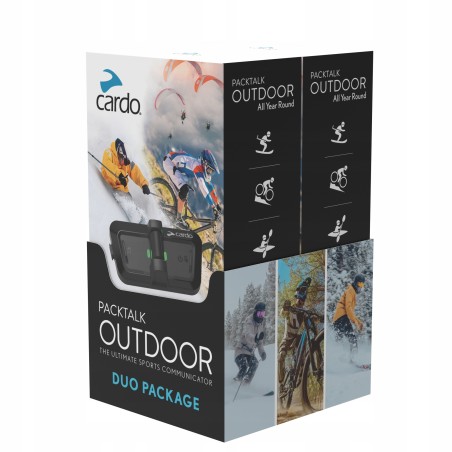 Outlet Cardo Packtalk Outdoor interkom mesh JBL IP67 zestaw 2 szt Duo