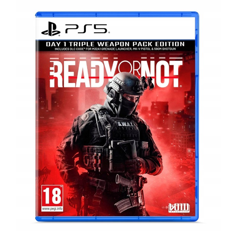 Outlet Ready or Not PS5 gra edycja pierwszego dnia FPS taktyczna pegi 18