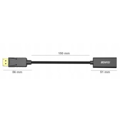 Outlet PRZEJŚCIÓWKA KONWERTER DISPLAYPORT NA HDMI FULL HD
