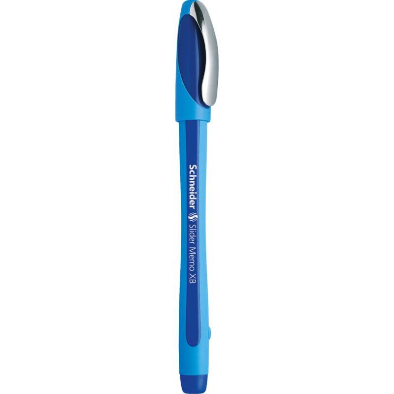 1 x Schneider Slider Memo XB długopis niebieski gumowany Viscoglide
