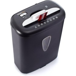 Outlet Amazon Basics P-4 niszczarka papieru 8 arkuszy karty kosz 15.5l