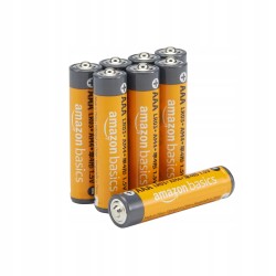 Outlet Baterie alkaliczne Amazon Basics AAA LR03 1,5 V - 8 sztuk