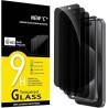 Outlet Szkło hartowane prywatyzujące NEW'C do Iphone 15 PRO(6,1") 3 szt.