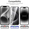 Outlet Szkło hartowane prywatyzujące NEW'C do Iphone 15 PRO(6,1") 3 szt.