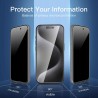 Outlet Szkło hartowane prywatyzujące NEW'C do Iphone 15 PRO(6,1") 3 szt.