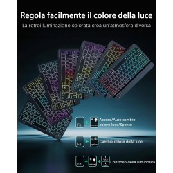 Outlet Etui z klawiaturą i myszką do Xiaomi Pad 7/8 11,2"