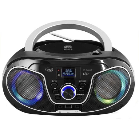 Outlet Radioodtwarzacz Trevi CMP 588 DAB boombox CD MP3 Bluetooth USB LED