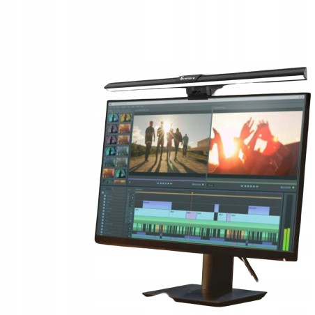 Outlet LAMPKA NA MONITOR USB LED OŚWIETLENIE VANSKY CZARNA