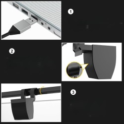 Outlet LAMPKA NA MONITOR USB LED OŚWIETLENIE VANSKY CZARNA